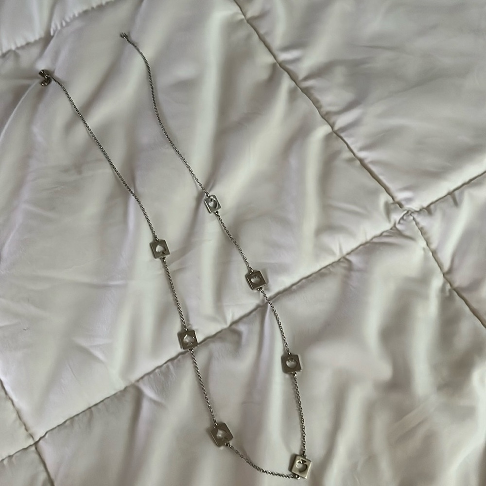 Kate spade ♠️ silver tone necklace